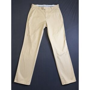 Peter Millar Pants Mens 32x31 Khaki Soft Touch Twill 5-Pocket Stretch Chino Golf
